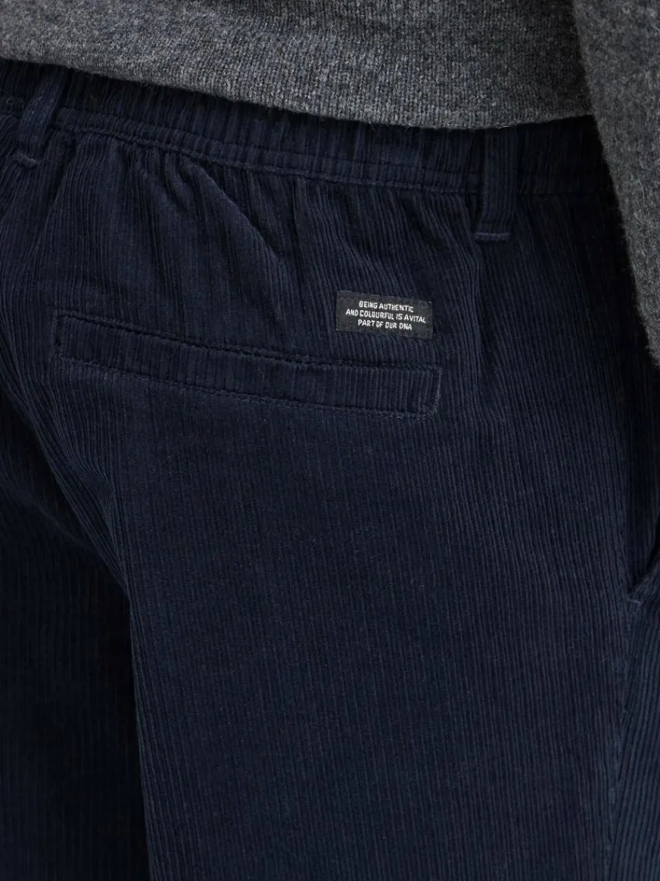 BLEND Hosen<Herren Chinohose - BHMalvin-Cord blau strukturiert