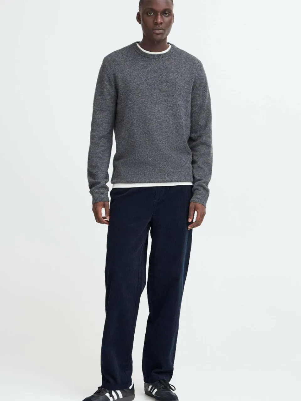 BLEND Hosen<Herren Chinohose - BHMalvin-Cord blau strukturiert