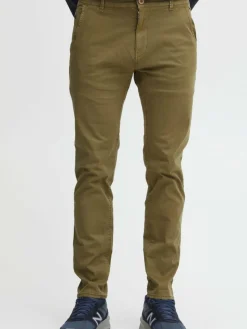 BLEND Hosen<Herren Chinohose - BHNIGHT oliv uni