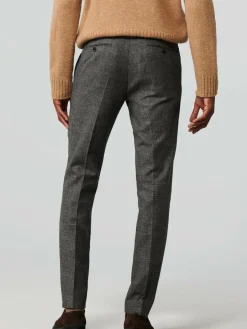MEYER Hosen<Herren Chino-Hose - Bonn grau kariert