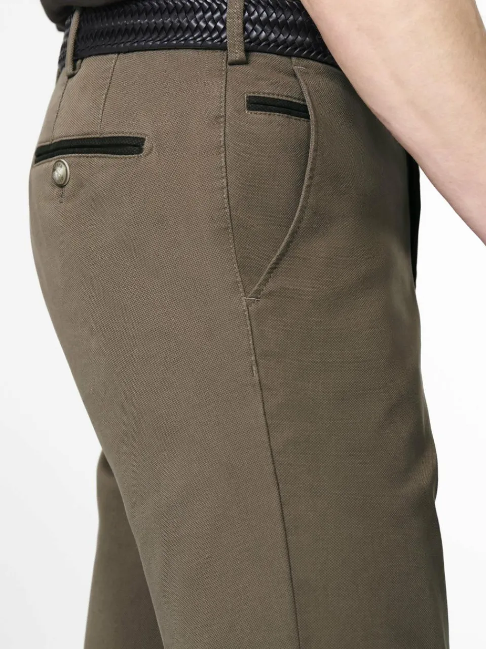 MEYER Hosen<Herren Chinohose - BONN braun uni