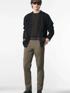 MEYER Hosen<Herren Chinohose - BONN braun uni