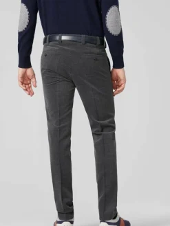 MEYER Hosen<Herren Chino-Hose - Roma schwarz uni