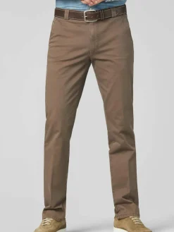 MEYER Hosen<Herren Chinohose - Roma braun uni