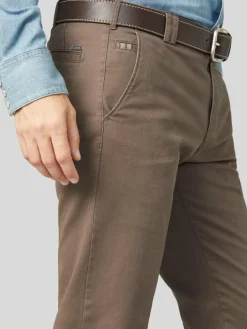 MEYER Hosen<Herren Chinohose - Roma braun uni