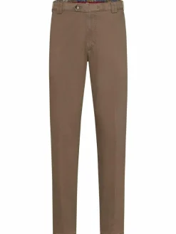 MEYER Hosen<Herren Chinohose - Roma braun uni