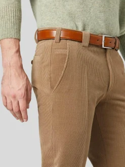 MEYER Hosen<Herren Chino-Hose - Roma camel uni