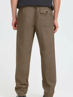 Herren Solid Hosen>Herren Chinohose - SDLIAM