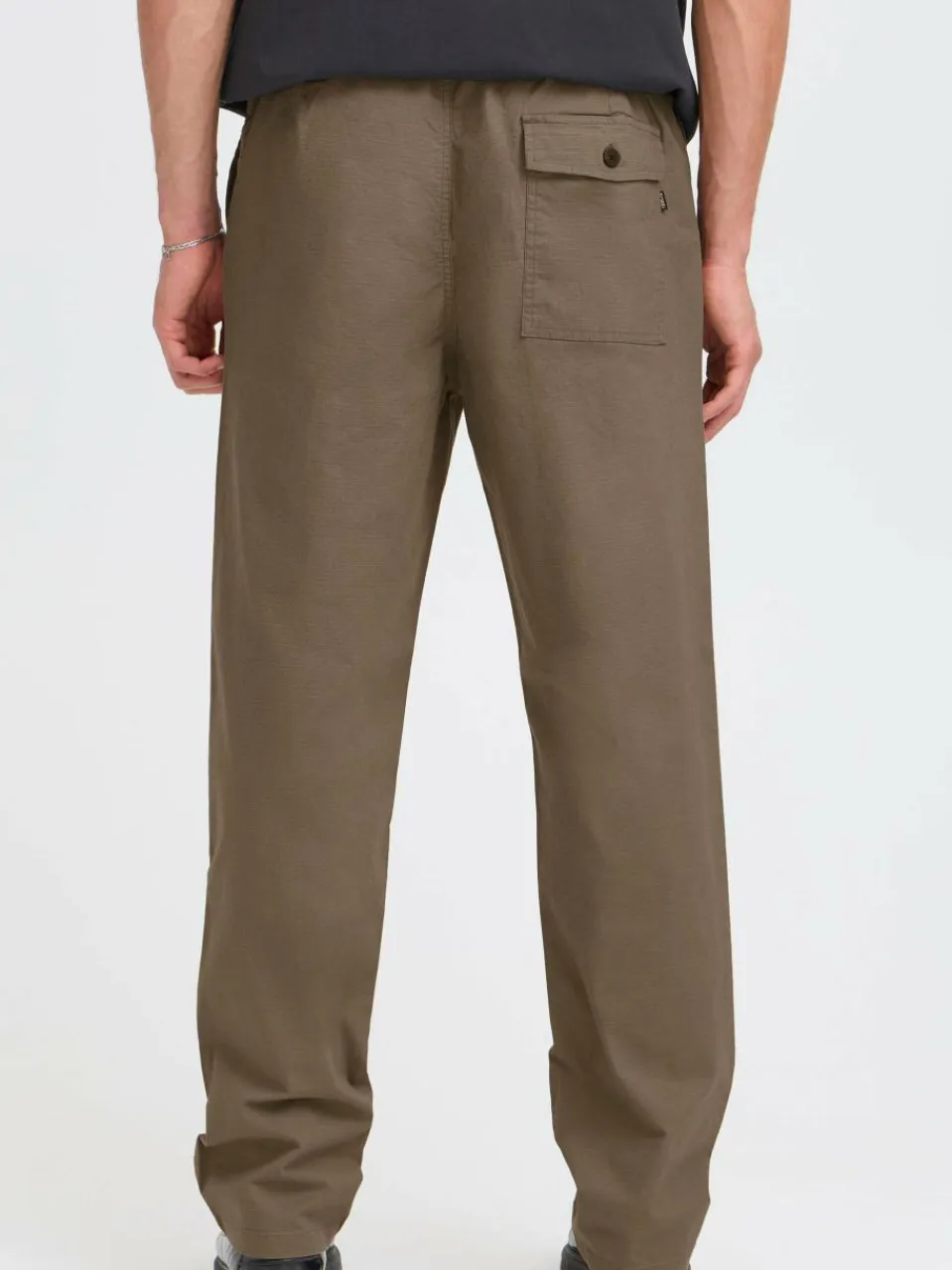 Herren Solid Hosen>Herren Chinohose - SDLIAM