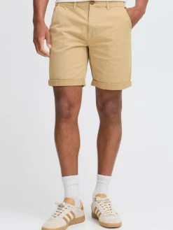 BLEND Hosen<Herren Chinoshorts - BHMASON beige uni