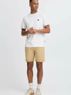 BLEND Hosen<Herren Chinoshorts - BHMASON beige uni