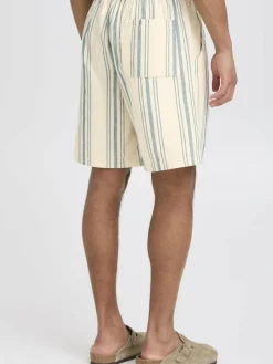 BLEND Hosen<Herren Chinoshorts - BHMILES blau gestreift