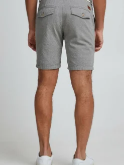 BLEND Hosen<Herren Chinoshorts - BHSerge grau gemustert