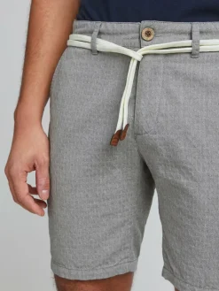 BLEND Hosen<Herren Chinoshorts - BHSerge grau gemustert