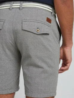 BLEND Hosen<Herren Chinoshorts - BHSerge grau gemustert