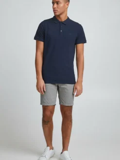 BLEND Hosen<Herren Chinoshorts - BHSerge grau gemustert