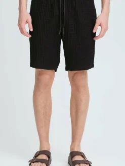 Kronstadt Hosen<Herren Chinoshorts - KSEarnest schwarz strukturiert