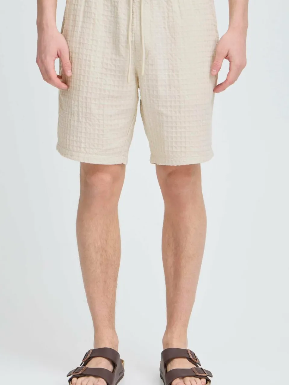 Kronstadt Hosen<Herren Chinoshorts - KSEarnest grau strukturiert