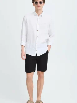 Kronstadt Hosen<Herren Chinoshorts - KSRafa schwarz meliert