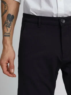 Solid Hosen<Herren Chinoshorts - SDFrederic blau uni