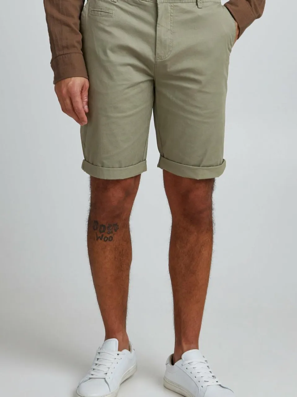 Herren Solid Hosen>Herren Chinoshorts - SDJim