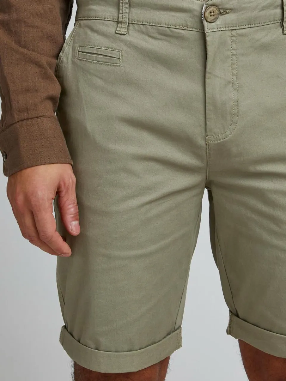 Herren Solid Hosen>Herren Chinoshorts - SDJim