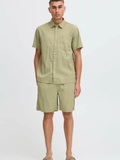 Solid Hosen<Herren Chinoshorts - SDLIAM grün strukturiert