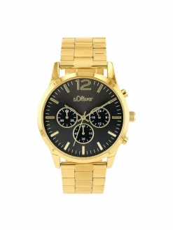 s.Oliver Uhren<Herren Chronograph gold uni