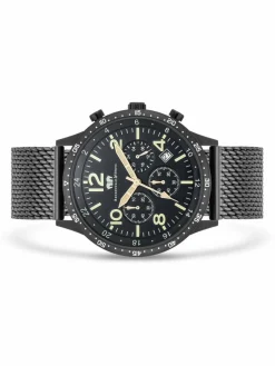 Rhodenwald & Söhne Uhren<Herren Chronograph - Flight Captain schwarz uni