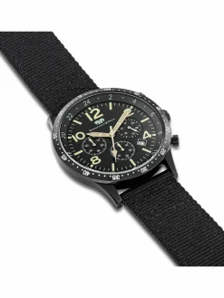 Rhodenwald & Söhne Uhren<Herren Chronograph - Flight Captain schwarz uni