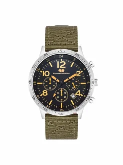 Rhodenwald & Söhne Uhren<Herren Chronograph - Flight Captain silber uni