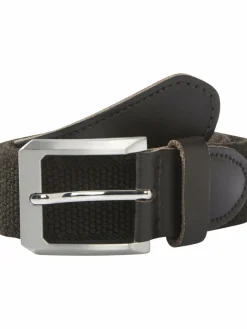 BABISTA Gürtel & Hosenträger<Herren Dehngürtel - MILANVENZO braun uni