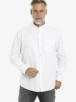 Jan Vanderstorm Hemden<Herren Doppelpack Hemd - HEIMIR weiß blau uni