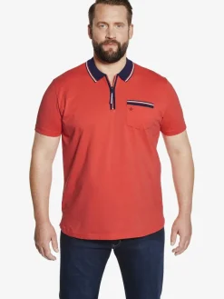 Charles Colby Poloshirts<Herren Doppelpack Poloshirt - EARL LENN orange blau uni