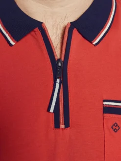 Charles Colby Poloshirts<Herren Doppelpack Poloshirt - EARL LENN orange blau uni