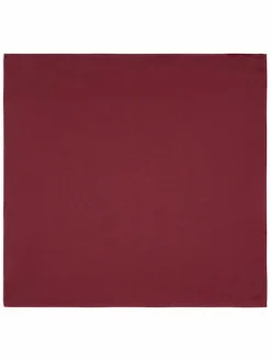 Mc Earl Krawatten & Fliegen<Herren Einstecktuch bordeaux uni