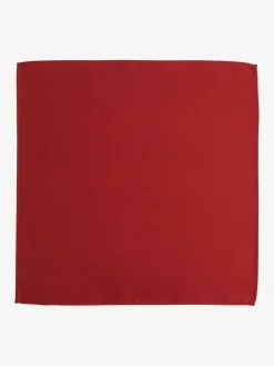 Roy Robson Krawatten & Fliegen<Herren Einstecktuch rot uni