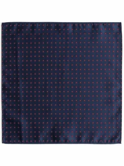 Finshley & Harding Krawatten & Fliegen<Herren Einstecktuch marine gemustert