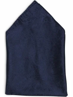 OLYMP Level Five Krawatten & Fliegen<Herren Einstecktuch aus Seide marine gemustert