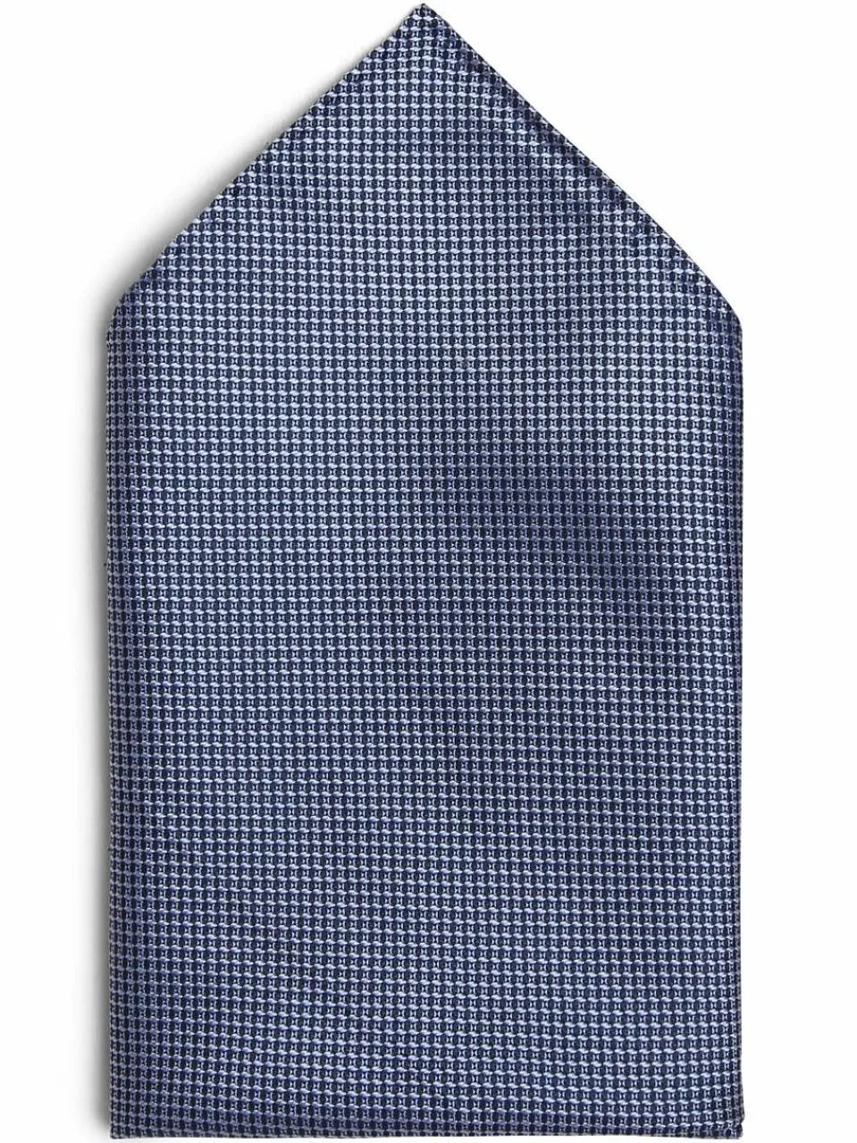 OLYMP Level Five Krawatten & Fliegen<Herren Einstecktuch aus Seide marine strukturiert