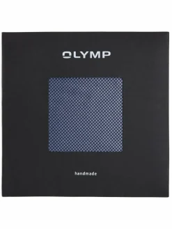 OLYMP Level Five Krawatten & Fliegen<Herren Einstecktuch aus Seide marine strukturiert
