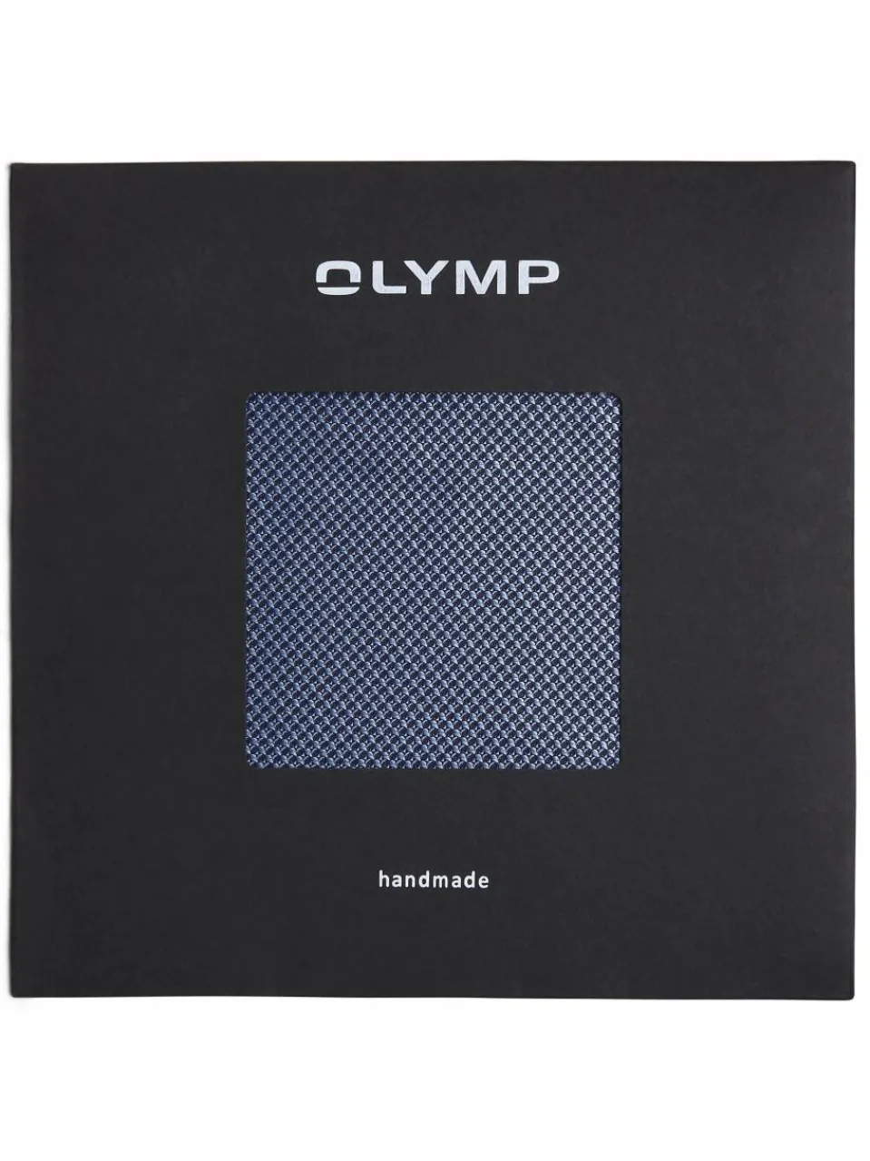 OLYMP Level Five Krawatten & Fliegen<Herren Einstecktuch aus Seide marine strukturiert