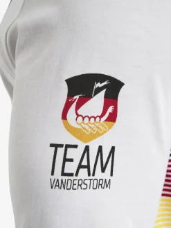Jan Vanderstorm Poloshirts<Herren Fan-Polo - GARRI weiß bedruckt