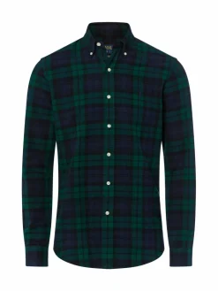 Polo Ralph Lauren Hemden<Herren Flanellhemd marine smaragd kariert