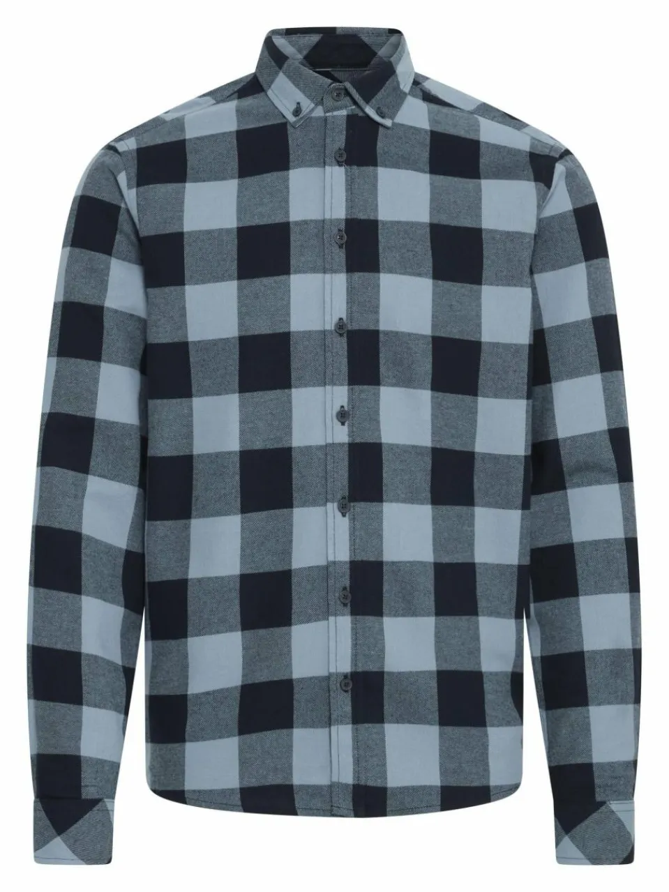 BLEND Hemden<Herren Flanellhemd - BHBUSTER blau kariert
