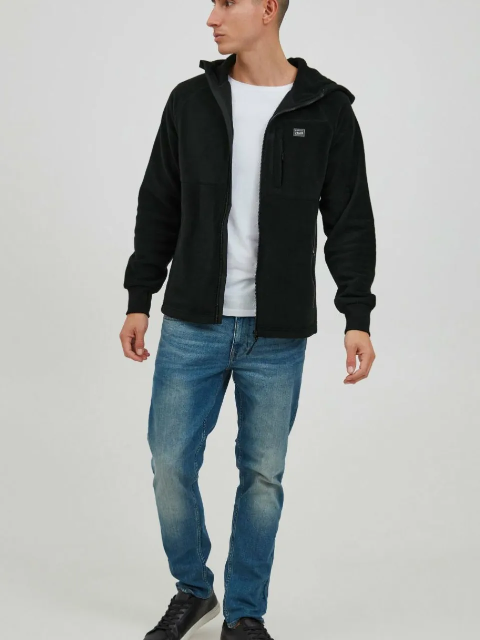 11 Project Sweatshirts & Sweatjacken<Herren Fleecejacke - PRMichel schwarz uni