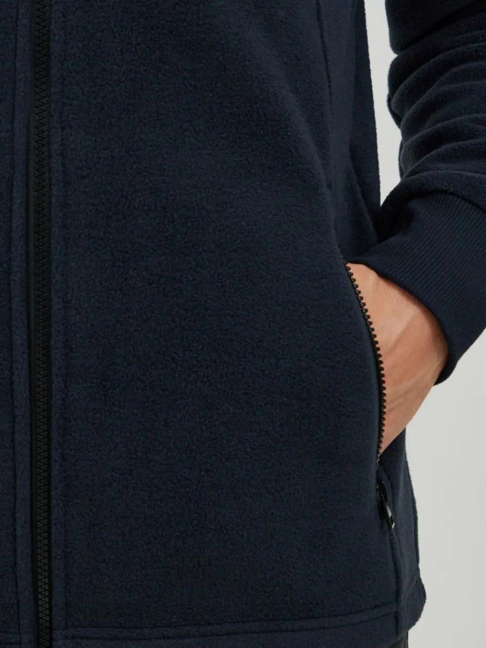 11 Project Sweatshirts & Sweatjacken<Herren Fleecejacke - PRMichel blau uni