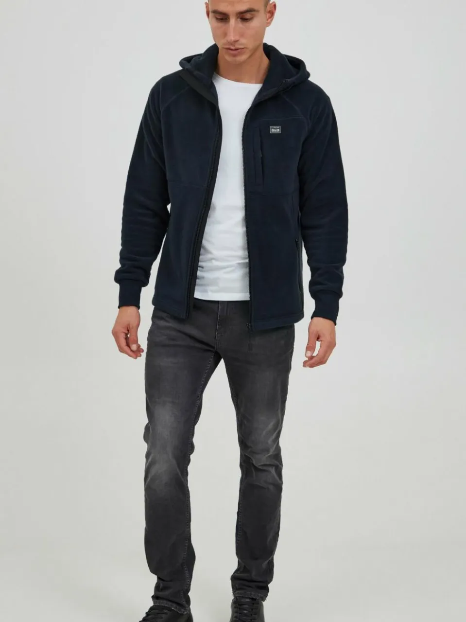 11 Project Sweatshirts & Sweatjacken<Herren Fleecejacke - PRMichel blau uni