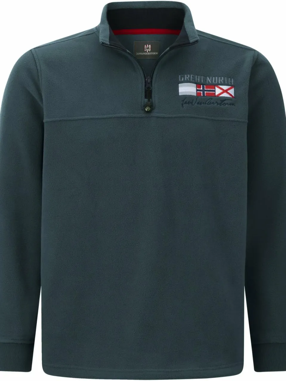 Herren Jan Vanderstorm Sweatshirts & Sweatjacken>Herren Fleece-Sweatshirt - SIETSE