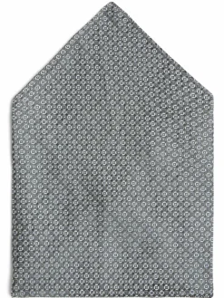 Andrew James New York Krawatten & Fliegen<Herren Fliege und Einstecktuch aus Seide grün gemustert